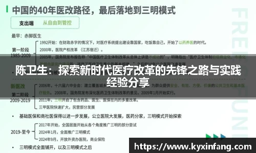 陈卫生：探索新时代医疗改革的先锋之路与实践经验分享